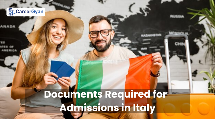 What are the documents required for admissions in Italy